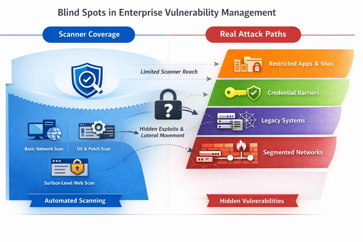 Blind spots in enterprise vulnerability management